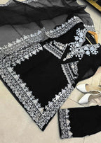 Organza Embroidered Elegance Set