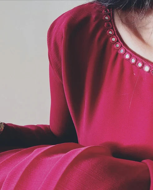 Meher Lace Work Saree