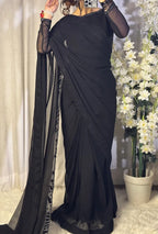 Meher Lace Work Saree