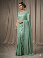 Royal Lava Silk Stone Border Saree