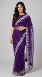 FANCY DOUBLE SHADE SAREE