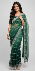 FANCY DOUBLE SHADE SAREE