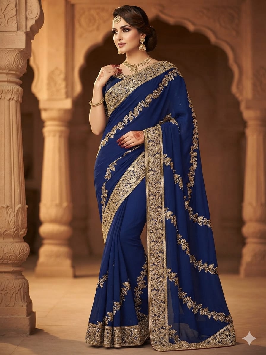 Noor-e-Emerald Saree