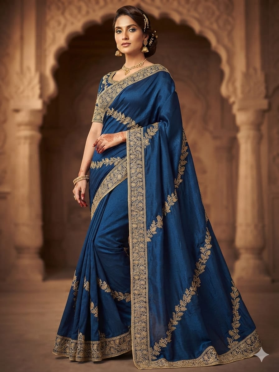 Noor-e-Emerald Saree