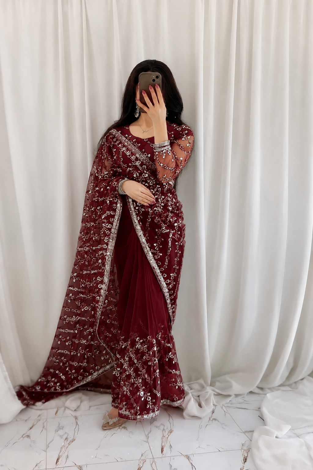 Hania Amir Stiched Saree