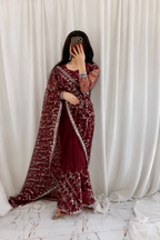 Hania Amir Stiched Saree