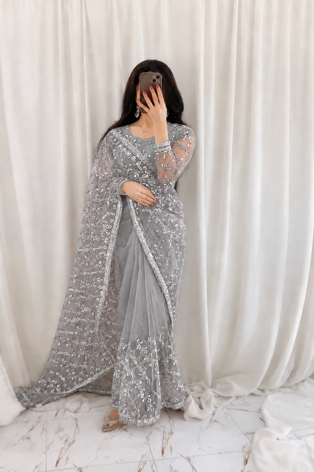 Hania Amir Stiched Saree
